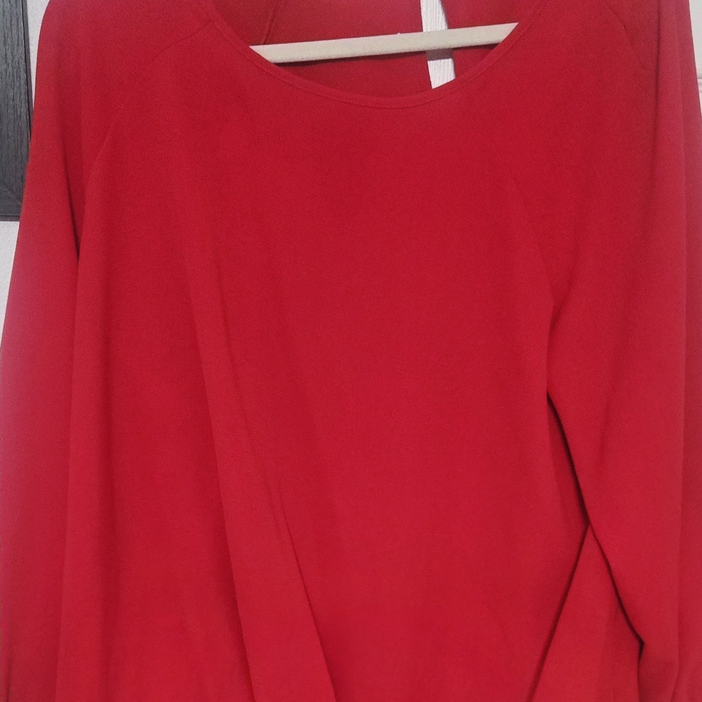 Zac & Rachel Bold Red Top